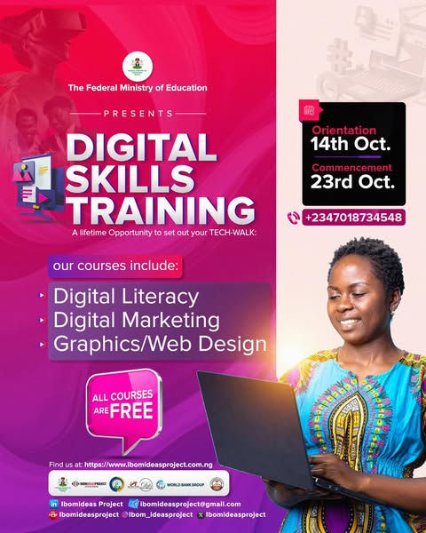 Digital Skills Training Program Official Banner